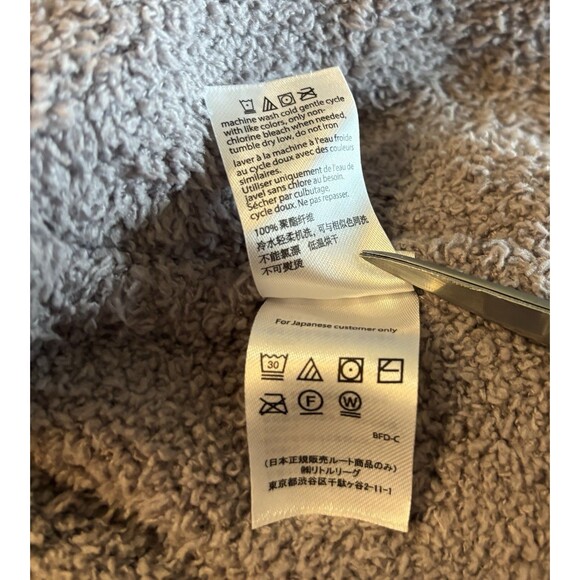 Barefoot Dreams CozyChic Beach Rock Pocket Plush Robe Women’s Size L/XL NWOT - Picture 9 of 10